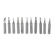 11 Pieces Soldering Iron Tips Kit 900M-T for Hakko Soldering Station Tool 900M 936 937 907
