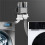 2X  Multi-Function Faucet Brass 1 Into 2 Out Dual Control Washing Machine Chrome Tap for Washing Machine A 2