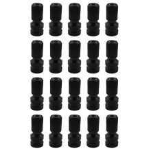20Stück 1/2 Zoll Quadrat zu 1/4 Zoll Sechskant Ratsche Steck SchlÜSsel Steck SchlÜSsel Adapter Set Fahrt Konverter Schlag Werkzeug