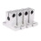 45Pcs 400Mm Optical Axis Guide Bearing Housings Linear Rail Shaft Support Screws Set 5