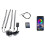 72LED APP Remote Motorcycle Atmosphere Light Decorative Ambient Neon Light Strip 12V for 1