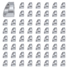 80 Pack 3/8In Stainless Steel Cable Railing Kit Angle Beveled Washer 25 30 35 Degrees for Deck Stair Railing System