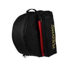 Thickened Oxford Cloth Snare Drum Bag with Front Pocket, Abrasion Resistant Black Storage Case