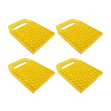 4PCS Anti-Slip Jack Pads Weather Proof Leveling Jack Block for Trailer RV