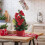Mini Red PVC Christmas Tree Ornament 20cm with Rope Base 5