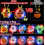 15-pack Halloween-snurrande LED-halsband 5