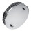 Chrome Pancake High Air Flow Filter voor  1.5 Inch SU HS4 1