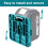 20Pack Battery Storage Rack for  14.4V 18V Li-Ion Battery Tools Machine Holder Storage Rack Wall Mount Bracket 4