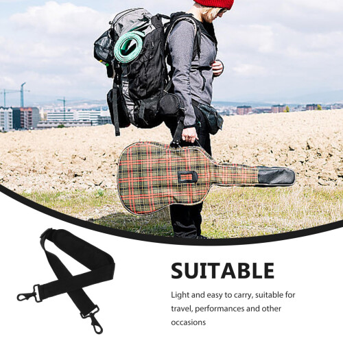 Durable Violin Case Shoulder Strap, Adjustable Polyester Replacement with Comfortable Carry Support 2