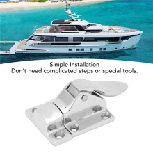 Marine Grade Stainless Steel Door 48 X 38mm Lockable Clamp for Boat, Yacht, RV
