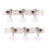 Classical Guitar Tuning Pegs Set 3+3 Silver Tuners for Fast Accurate Tuning and Stable String Retention 3