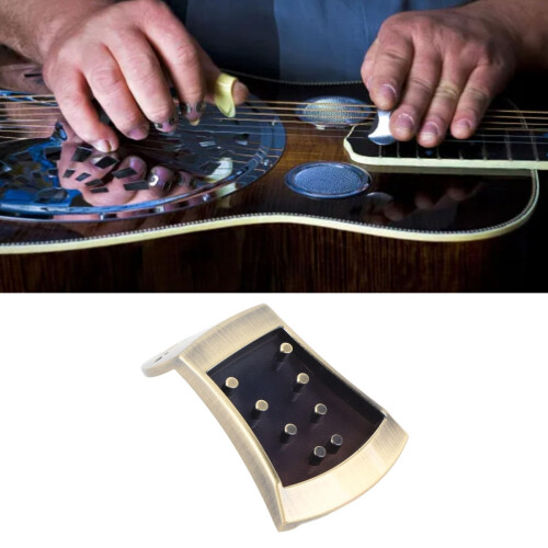 8 String Mandolin Tailpiece Replacement, Zinc Alloy No Noise Design, Durable Integrated Casting Structure 2