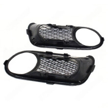 Front Bumper Fog Light Foglamp Cover Frame Cap Lid Grille for 2003-2007 Car Accessories 7L6853683 7L6853684