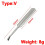 5Pcs U V Shaped Stitching Groover Skiving  Beveler Leather  Leather DIY Tool Kit 4