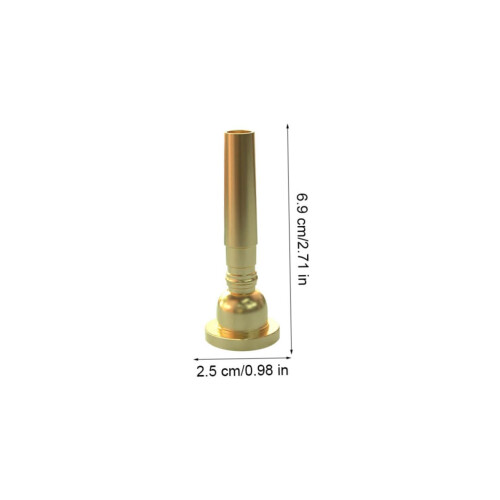Trumpet Mouthpiece Screw Set with Precision Thread for Secure Fit and Quick 1