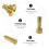 Trumpet Mouthpiece Screw Set with Precision Thread for Secure Fit and Quick 3