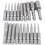 20Pcs Hex  Wrench Drill Bit Set Shank Quick Release Magnetic Screwdriver Bits Set (Metric +SAE) 4