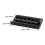 Black Metal Acoustic Guitar Saddle Set, Durable Bridge Replacement with Stable String Height 2