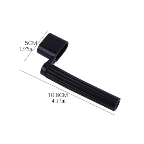 2PCS Guitar String Winder Set for Acoustic Guitar, Ergonomic Grip, Fast String Winding, Black Finish 1