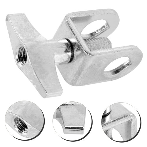 Drum Cowbell Holder with Adjustable Extension Arm, Secure Clamp Mount and Clip Lock Design 1