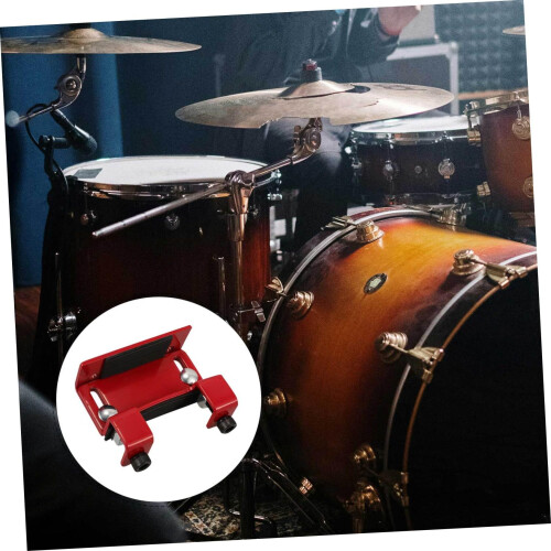 Metal Bass Drum Riser Lift Platform for Drum Set Enhanced Stability and Easy Setup for Drummers 1