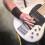 6 String Bass Bridge Double Channel Layout Professional Grade Hardware Stable String Anchoring 4