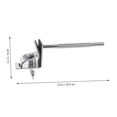 Cowbell Holder for Bass Drum Kit, Adjustable Clamp Mount with Secure Grip and Stable Support 1