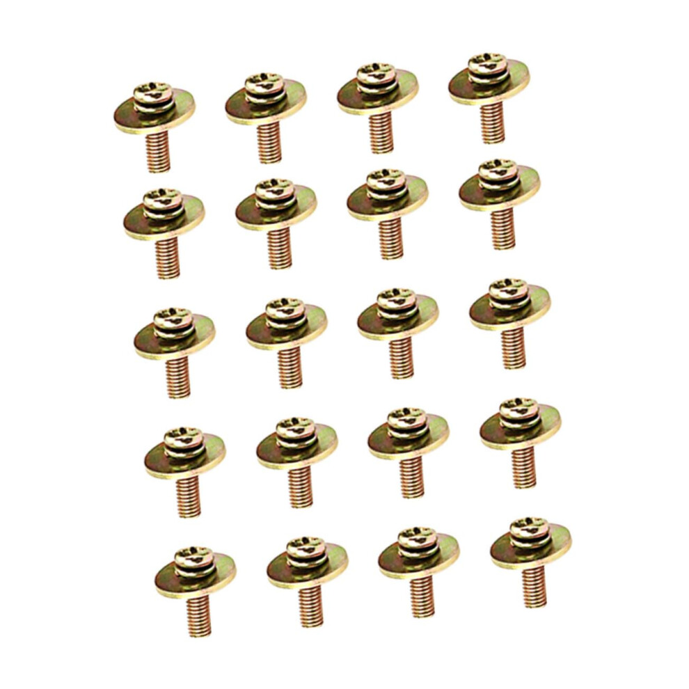 20Pcs Gold Bass Drum Lug Screws Set Â Durable Mounting Hardware For Snare Drum Replacement 9092120905298
