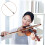 Wooden Violin Bow for Practice, Well Balanced Handling and Durable Construction for Students 3