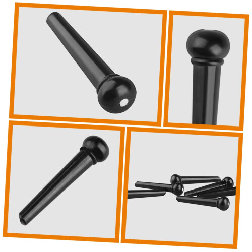 6pcs Acoustic Guitar Bridge Pins Set for Easy String Replacement and Stable Tuning Performance 2
