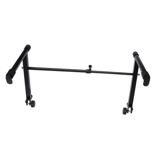 Dual Keyboard Stand Two Tier Adjustable Height Piano Rack for Home Stage Studio Setup