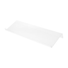 Acrylic Keyboard Riser with Ergonomic Typing Angle, Clear NonSlip Stand for Home Office