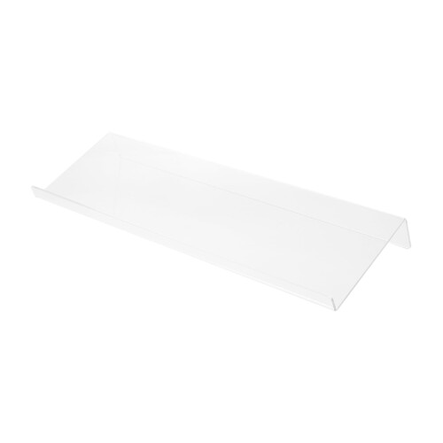 Acrylic Keyboard Riser with Ergonomic Typing Angle, Clear NonSlip Stand for Home Office