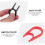Mechanical Keyboard Keycap Puller and Remover Tool Set for Gaming, Safe Removal and Ergonomic Grip 4