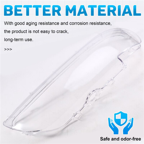 Car Headlight Shell Headlight Cover Headlamp Lens for  5 Series E39 2000-2003