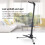Foldable Digital Wind Instrument Stand with Adjustable Height and Stable Metal Construction 2