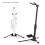 Foldable Digital Wind Instrument Stand with Adjustable Height and Stable Metal Construction 4
