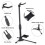 Foldable Digital Wind Instrument Stand with Adjustable Height and Stable Metal Construction 5