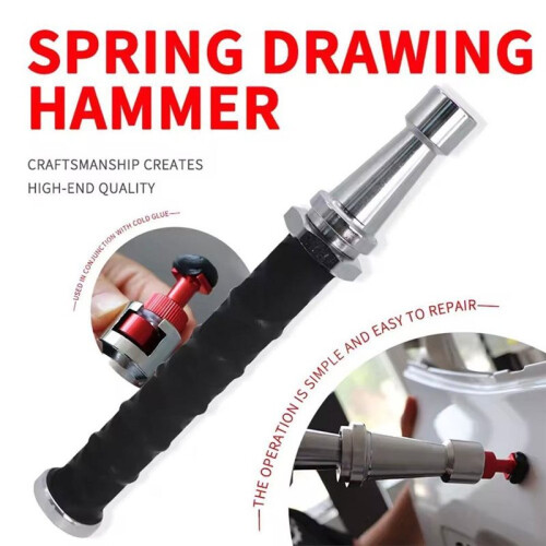 Telescopic Small Pull Hammer Car Dent Repair Sliding Hammer  Anti-Skating Hail Pull Hammer Tool 2