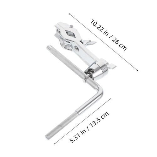 Adjustable Drum Rack Stand and Durable Drum Lifter with Expandable Cowbell Holder for Percussion Performance 1