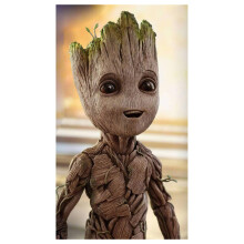 DIY Full Diamond Round Diamond Diamond Painting Cute Baby Groot Kit Cartoon Pattern Kit