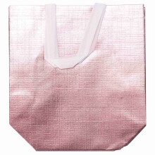 Sacos de Presente de 12 Unidades Sacola de Compras de Natal Sacos de Presentes Lustrosos e ReutilizáVeis Para Casamento em Festa (Ouro Rosa)