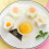 Cute Egg Boiler Set Plastic Egg Poacher Set Kitchen Egg Cooker Tools Egg Mold Form with Lid Brush Pancake Maker 4