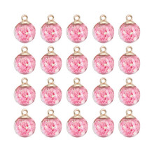 20St Ster Glazen Bal Bedel Hanger Ster Glitter Pailletten DIY Ambachten voor Oorbel Ketting Armband Sieraden Maken 4