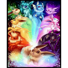 Diamond Painting Kits for Adults, Pikachu DIY 5D Full Drill Stitch Embroidery Diamond Art Painting for Wall Decor