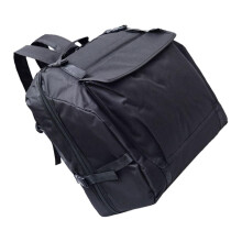 Durable Bass Accordion Gig Bag with Multiple Storage Pockets Black Carry Case for Musicians
