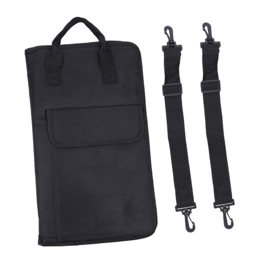 Large Capacity Drumstick Bag with Handle, MultiPocket Percussion Stick Storage Case for Lessons