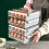 Drawer Type Egg Storage Box Refrigerator Fresh Keeping Egg Finishing Artifact Kitchen Large Capacity Egg Tray-Grey 6
