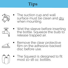 Shampoo Shower Squeeze Bottle Wall Mounted Shower Dispenser for Shampoo and Soap Bathroom Gadgets Accessories B