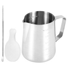 20Oz Milk Effervescent Pot with Measurement,Steam Pot for Coffee Cappuccino Latte Art Perfect for Espresso Machines,Etc